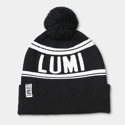 LUMI Bobble Hat Black 
