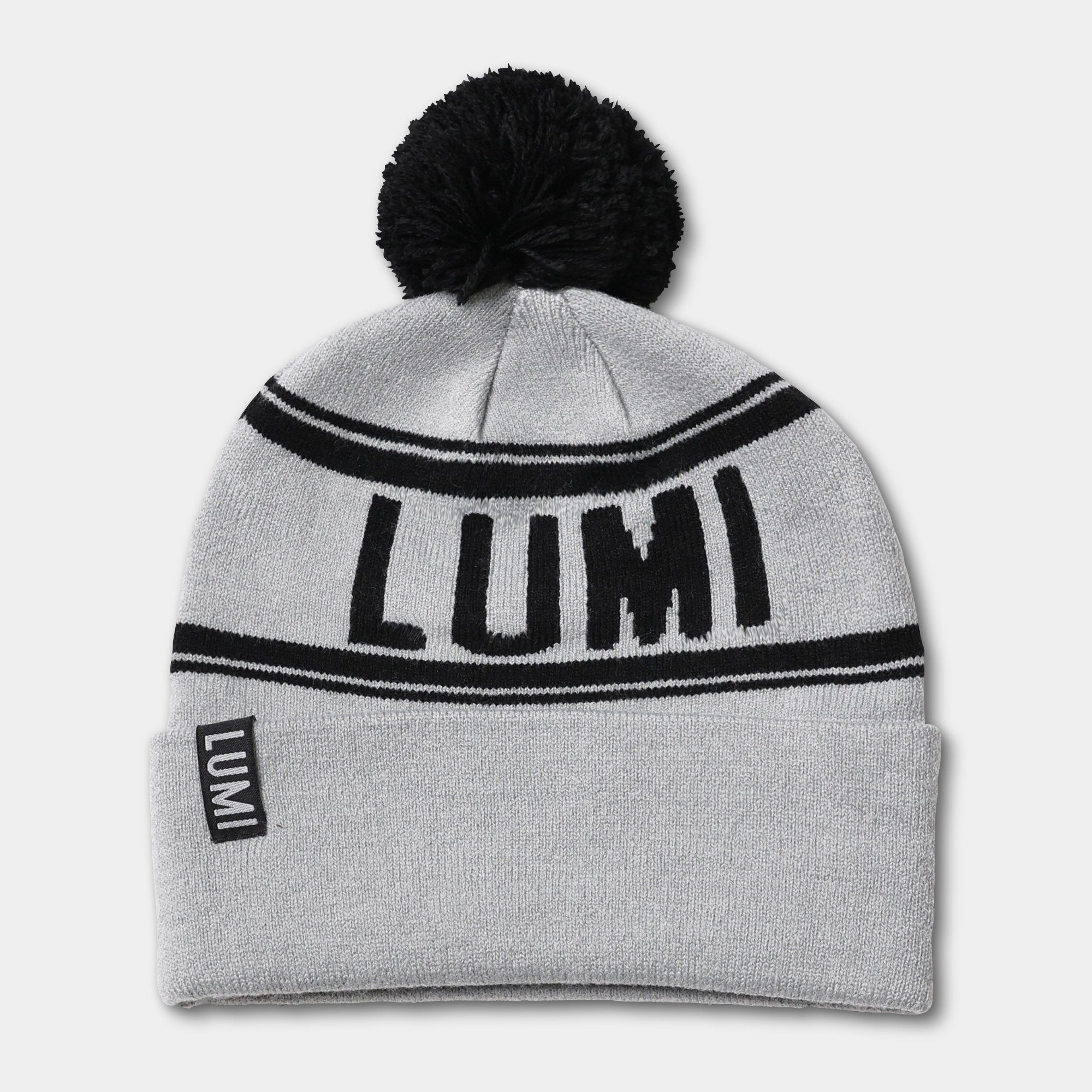 LUMI Bobble Hat Grey 