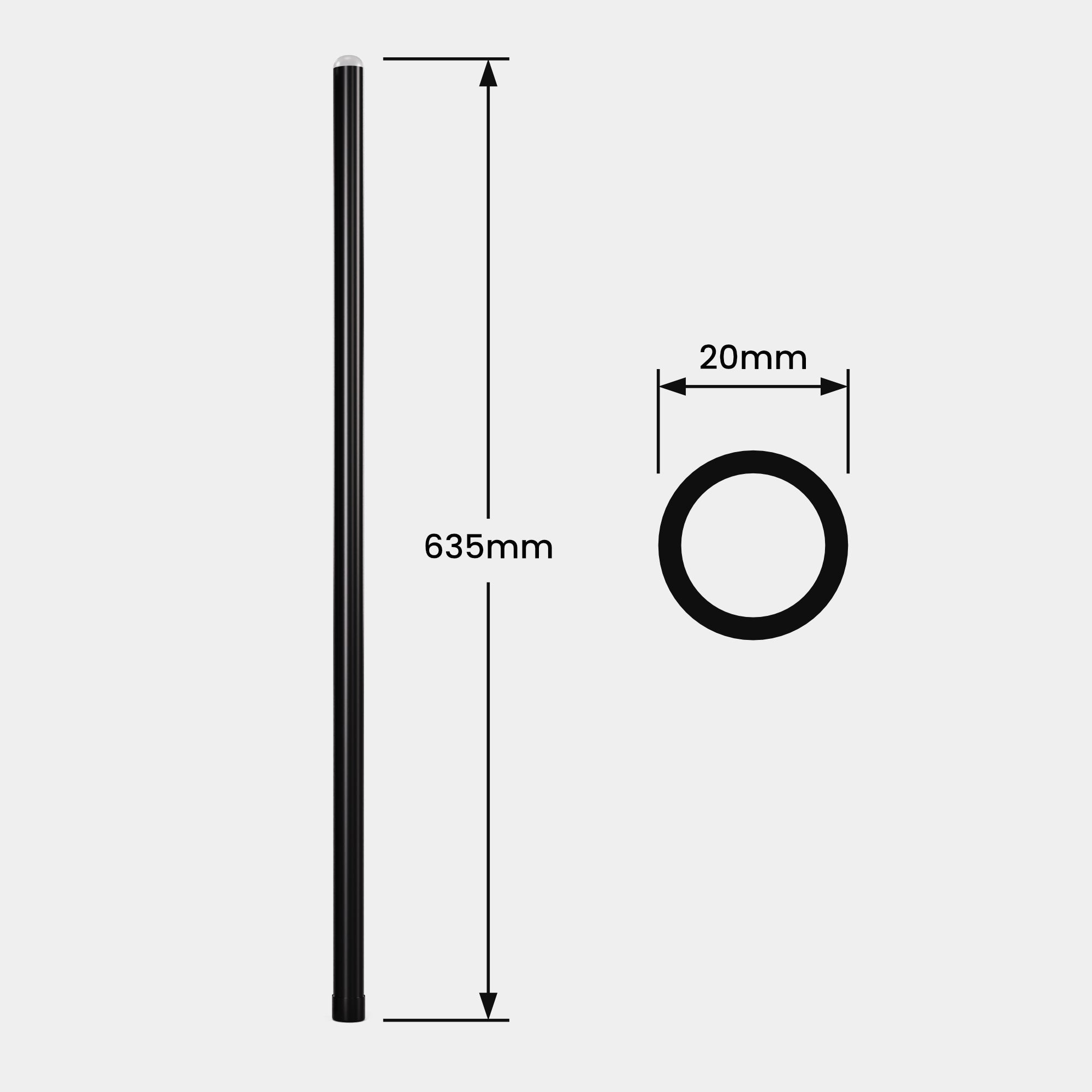 LUMI black Pod legs 