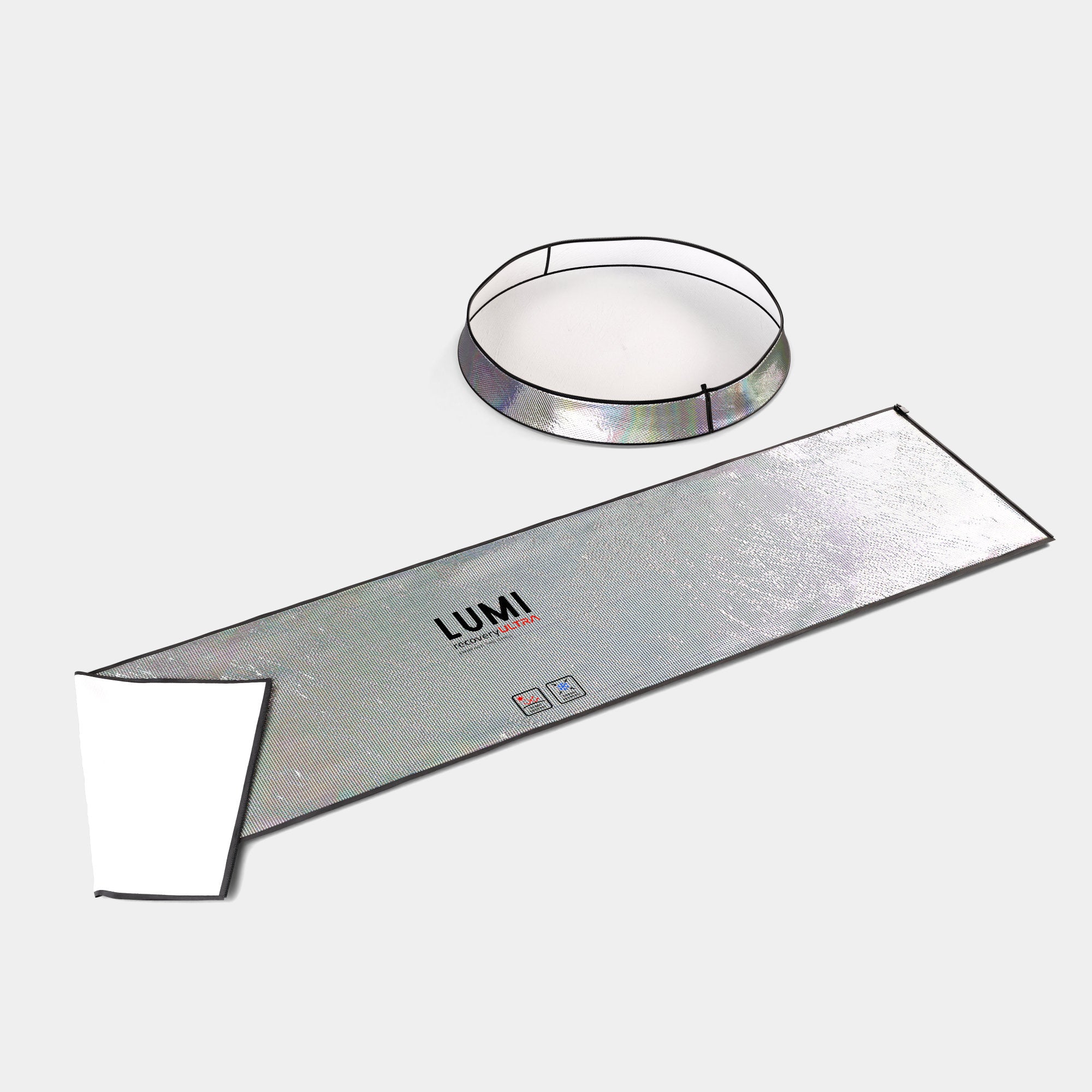 The LUMI iridescent Ultra ice bath cover