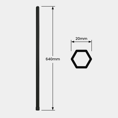LUMI black Hex Pod legs 