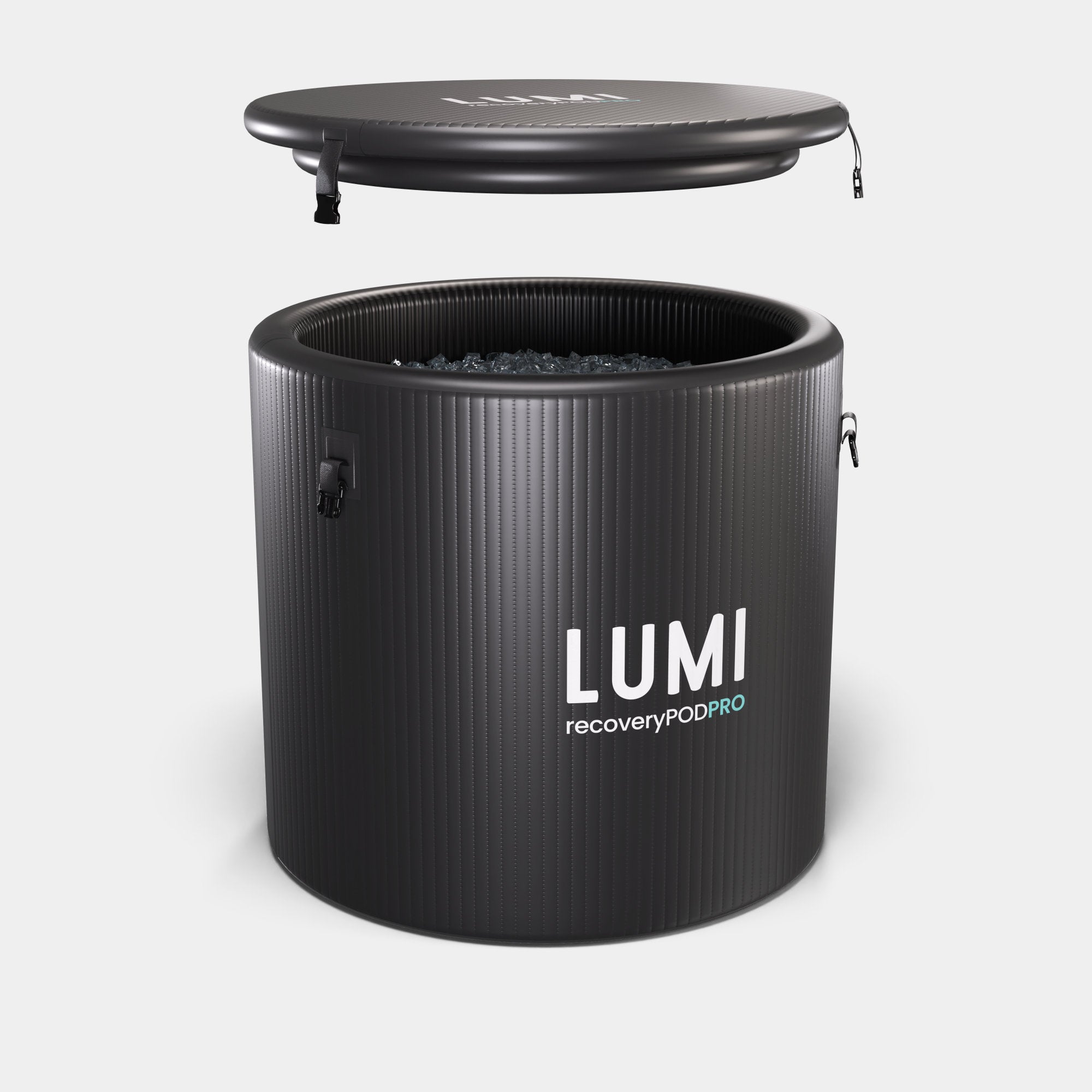LUMI Recovery Duo PRO ice barrel with lid above